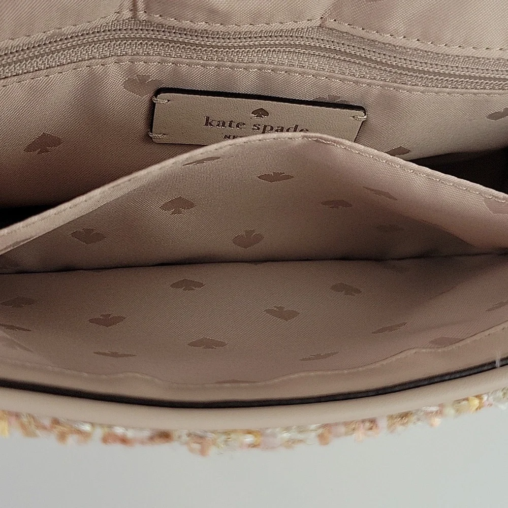 Kate Spade Briar Lane Quilted Tweed Mini Emelyn Bag NWOT! - Picture 11 of 15
